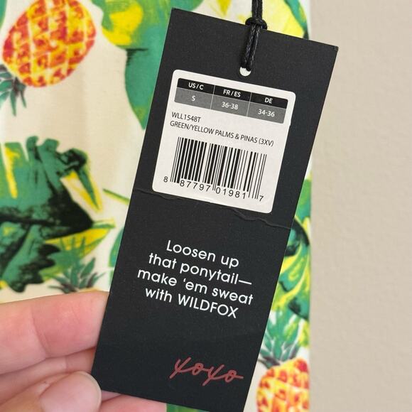 Wildfox Leggings Green Small NWT - Picture 5 of 5